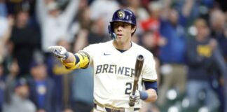 Christian Yelich a la lista de lesionados; Cerveceros ascienden a Greg Jones