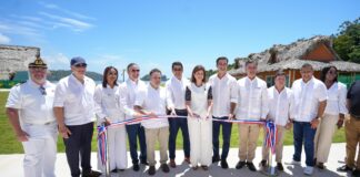 Vicepresidenta Raquel Peña inaugura primera etapa del puerto Samaná Bayport junto a Turismo y Apordom
