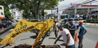 CAASD refuerza servicio de agua tras operativo de corrección de fugas en el Gran Santo Domingo